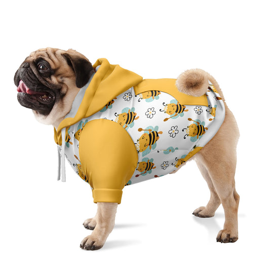 Honey Bee Dog Zip-Up Hoodie