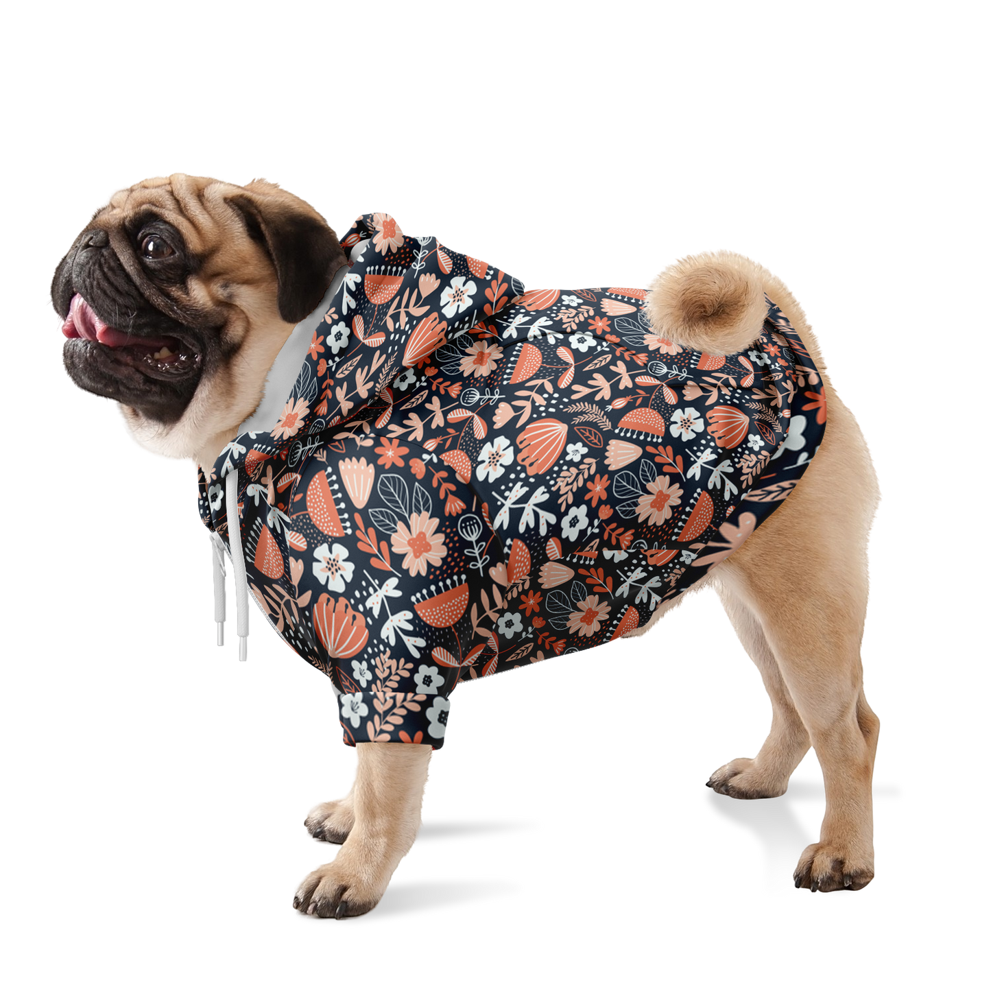 Floral Fashionable Dog Hoodie