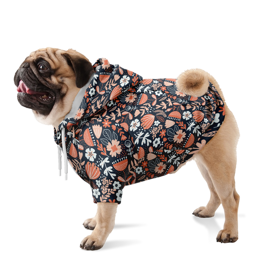 Floral Fashionable Dog Hoodie