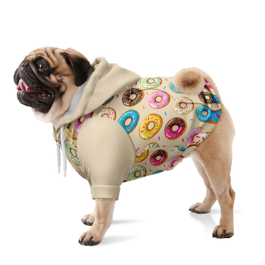 Donut Delight Dog Zip-Up Hoodie