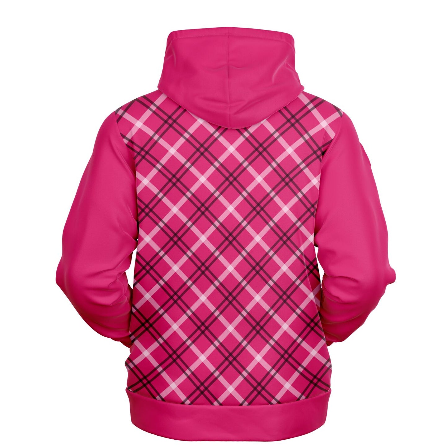 Crimson Check Hoodie