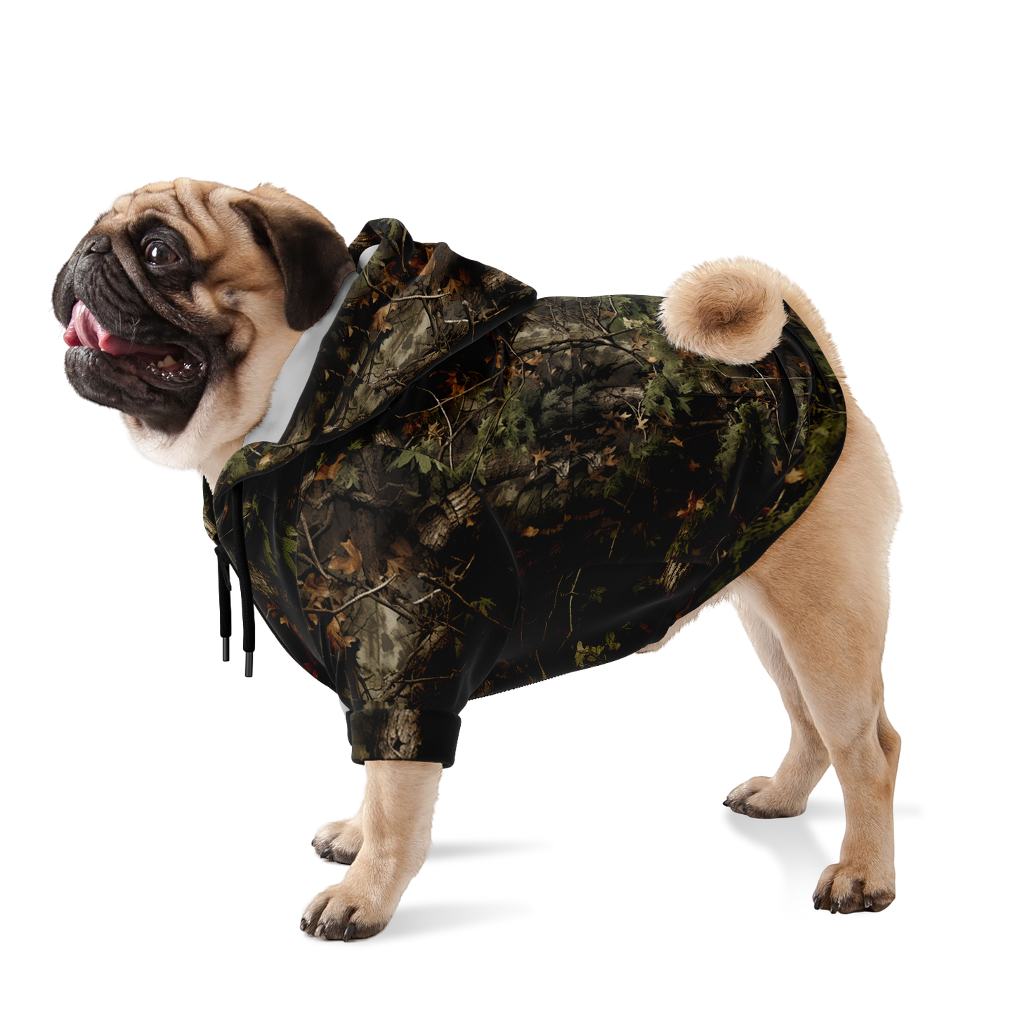 Camo Forest Dog Hoodie