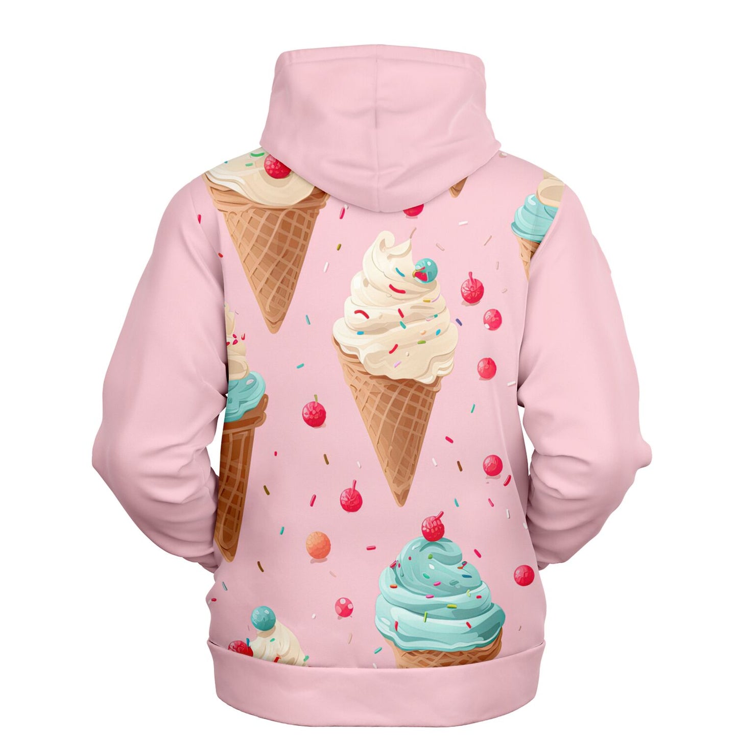 Icecream On Pink Hoodie