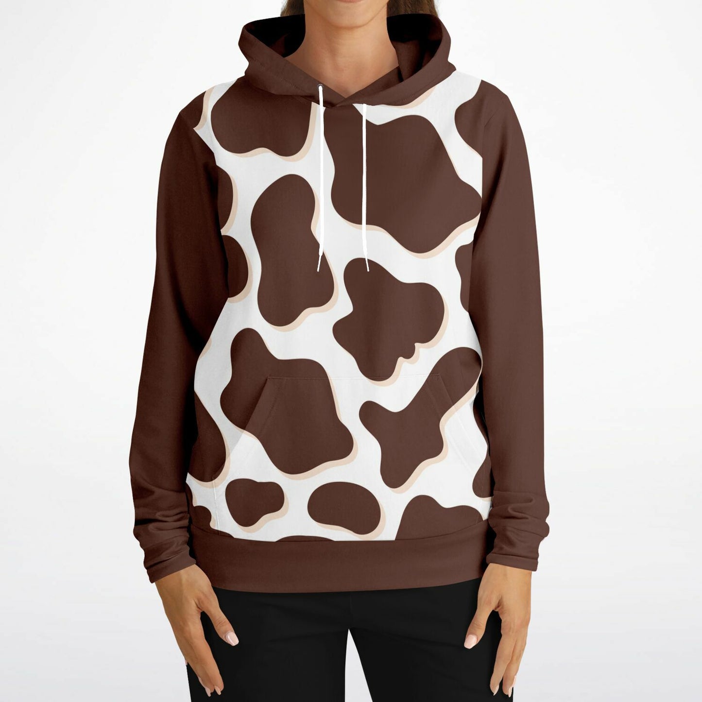 Cow Print Hoodie