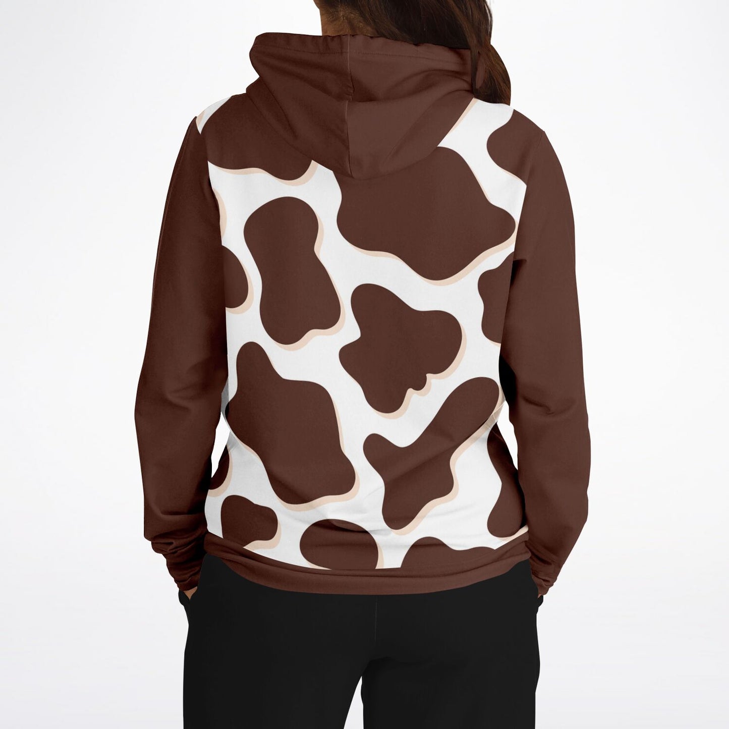 Cow Print Hoodie